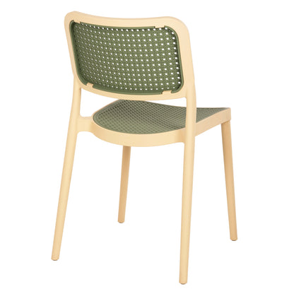 ΚΑΡΕΚΛΑ ΠΟΛΥΠΡΟΠΥΛΕΝΙΟΥ MEKO ΜΠΕΖ ΜΕ OLIVE GREEN ΨΑΘΑ 51x52x80