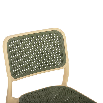 ΚΑΡΕΚΛΑ ΠΟΛΥΠΡΟΠΥΛΕΝΙΟΥ MEKO ΜΠΕΖ ΜΕ OLIVE GREEN ΨΑΘΑ 51x52x80