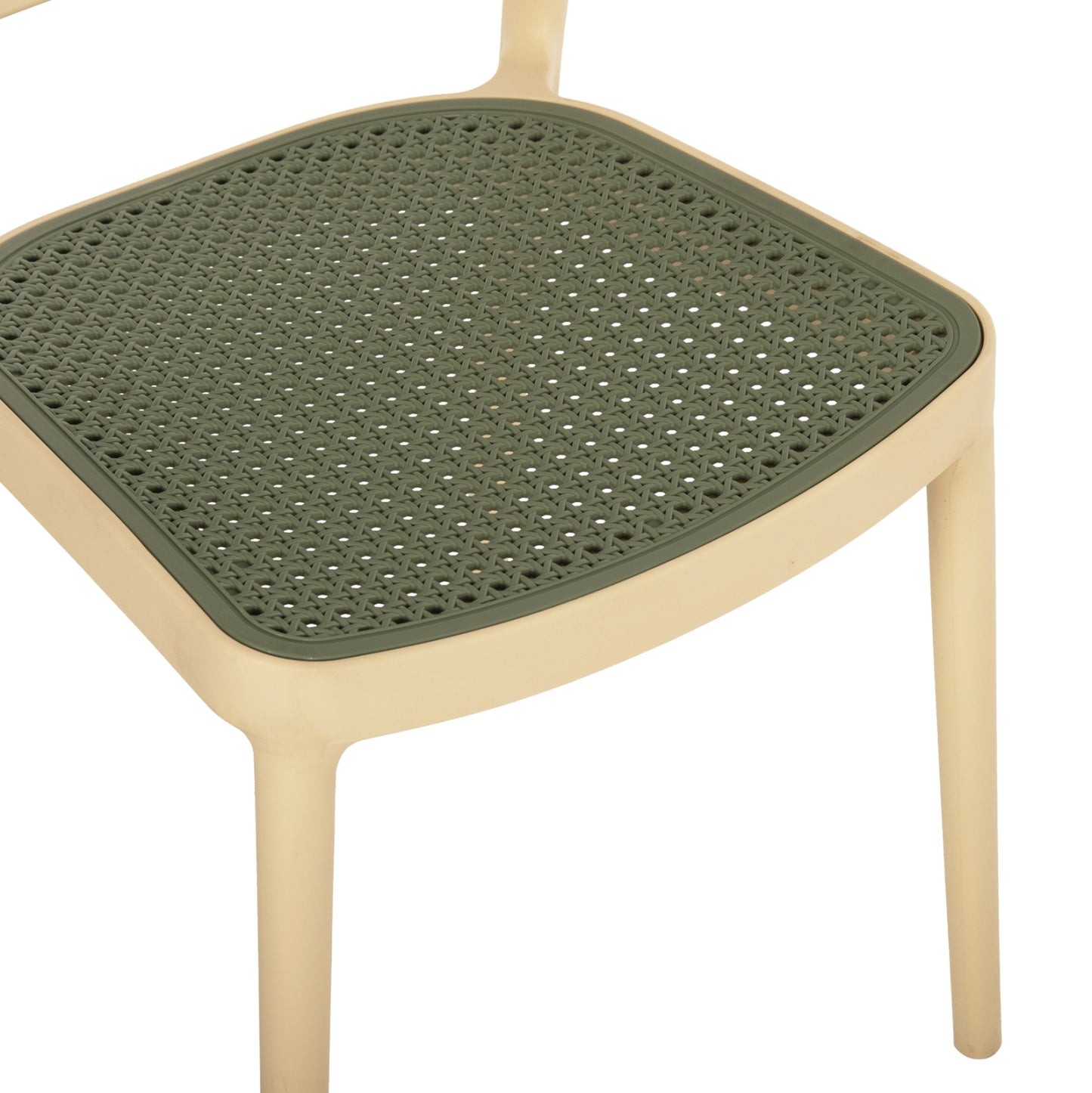 ΚΑΡΕΚΛΑ ΠΟΛΥΠΡΟΠΥΛΕΝΙΟΥ MEKO ΜΠΕΖ ΜΕ OLIVE GREEN ΨΑΘΑ 51x52x80