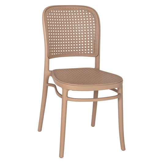 POLYPROPYLENE CHAIR FLOW CAPPUCCINO 41x53x85.5