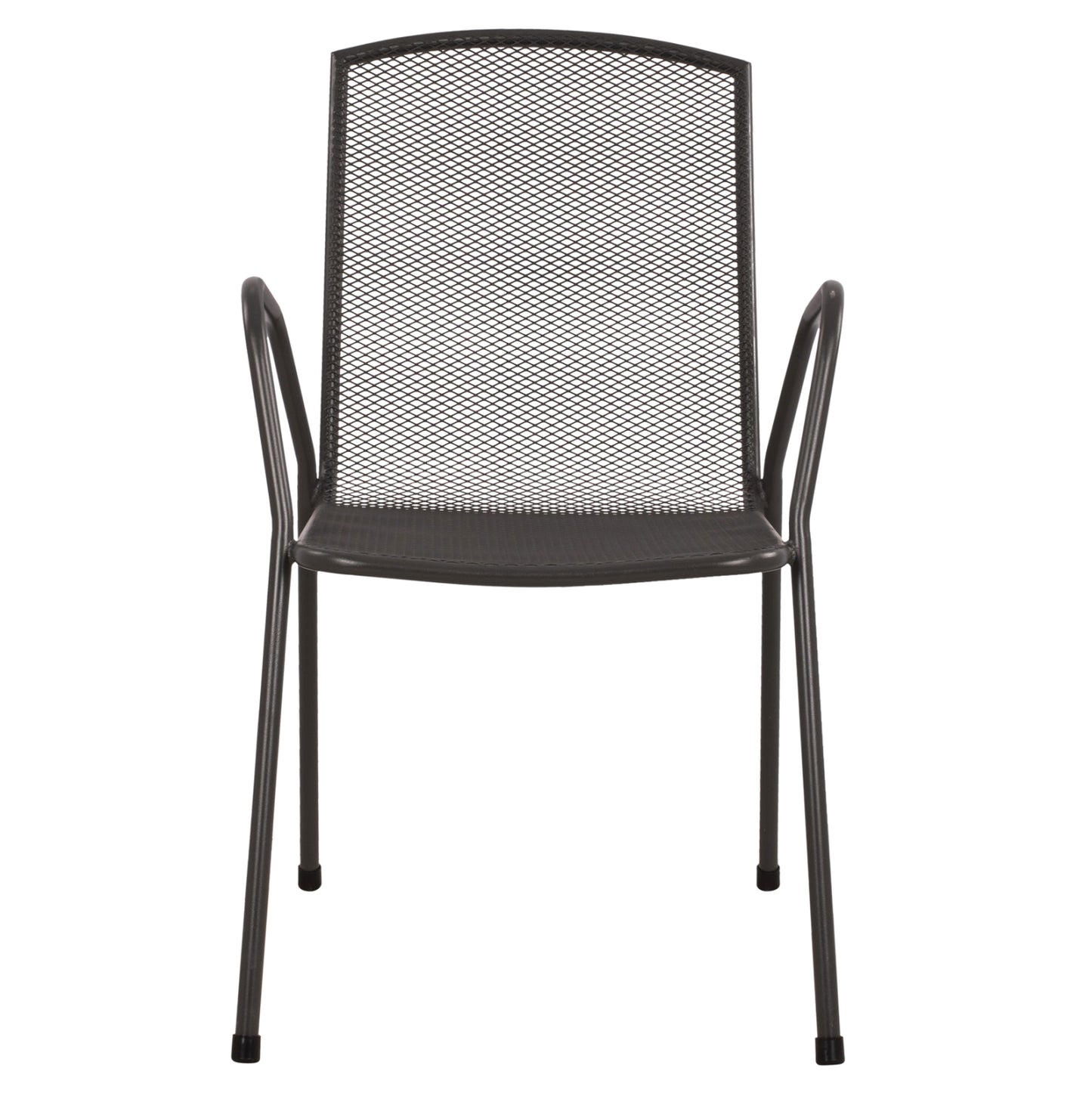 CHAIR ARMCHAIR METAL ANTHRACITE ELIJAH 54x62x89
