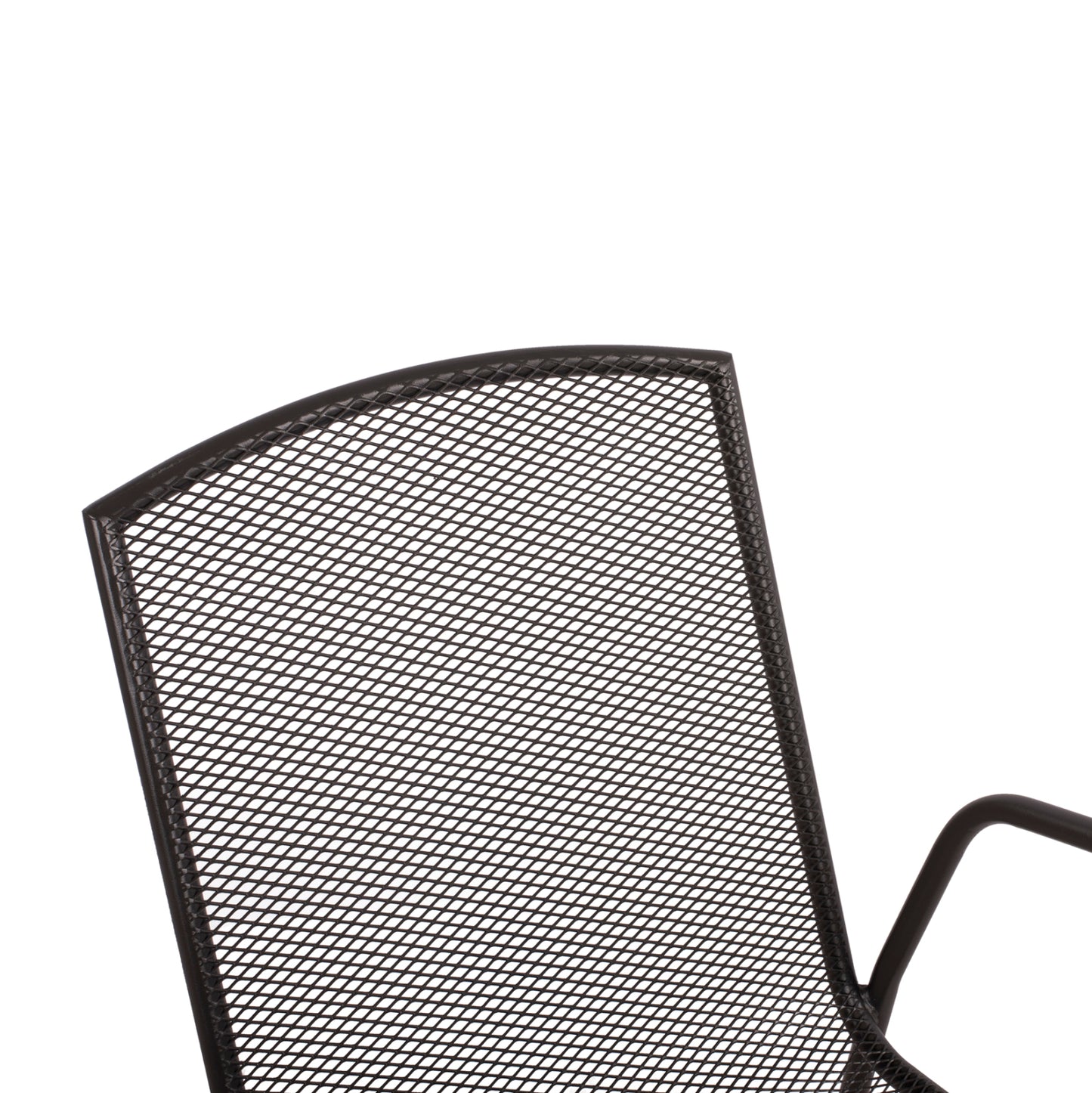 CHAIR ARMCHAIR METAL ANTHRACITE ELIJAH 54x62x89