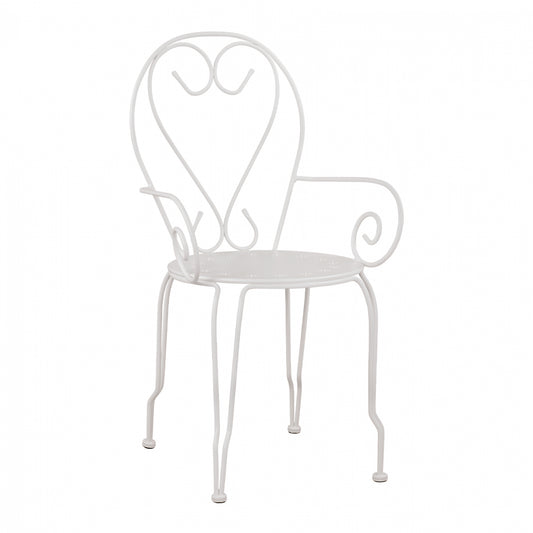 ΚΑΡΕΚΛΑ ΠΟΛΥΘΡΟΝΑ ΜΕΤΑΛΛΙΚΗ AMORE ΛΕΥΚΗ 49x48x90
