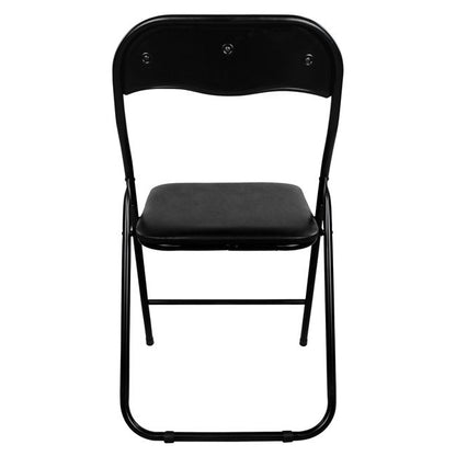 FOLDING CHAIR PADMA PU BLACK 38x47x82