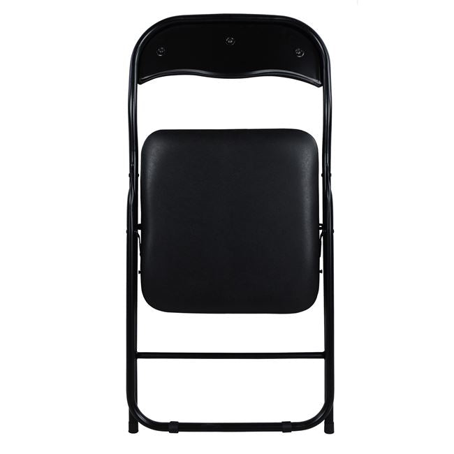FOLDING CHAIR PADMA PU BLACK 38x47x82