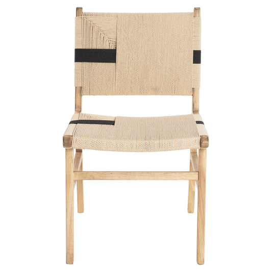 ΚΑΡΕΚΛΑ RUBBERWOOD ΚΑΙ ΣΧΟΙΝΙ ΣΕ ΦΥΣΙΚΟ RUSTIC 50x60x88