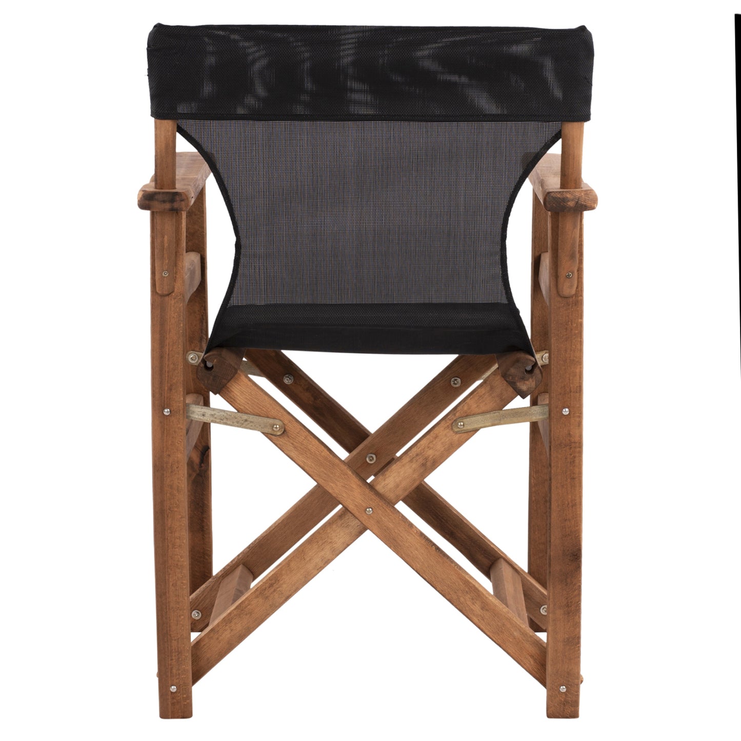 DIRECTOR'S CHAIR LEMNOS WALNUT WITH BLACK TEXTILENE