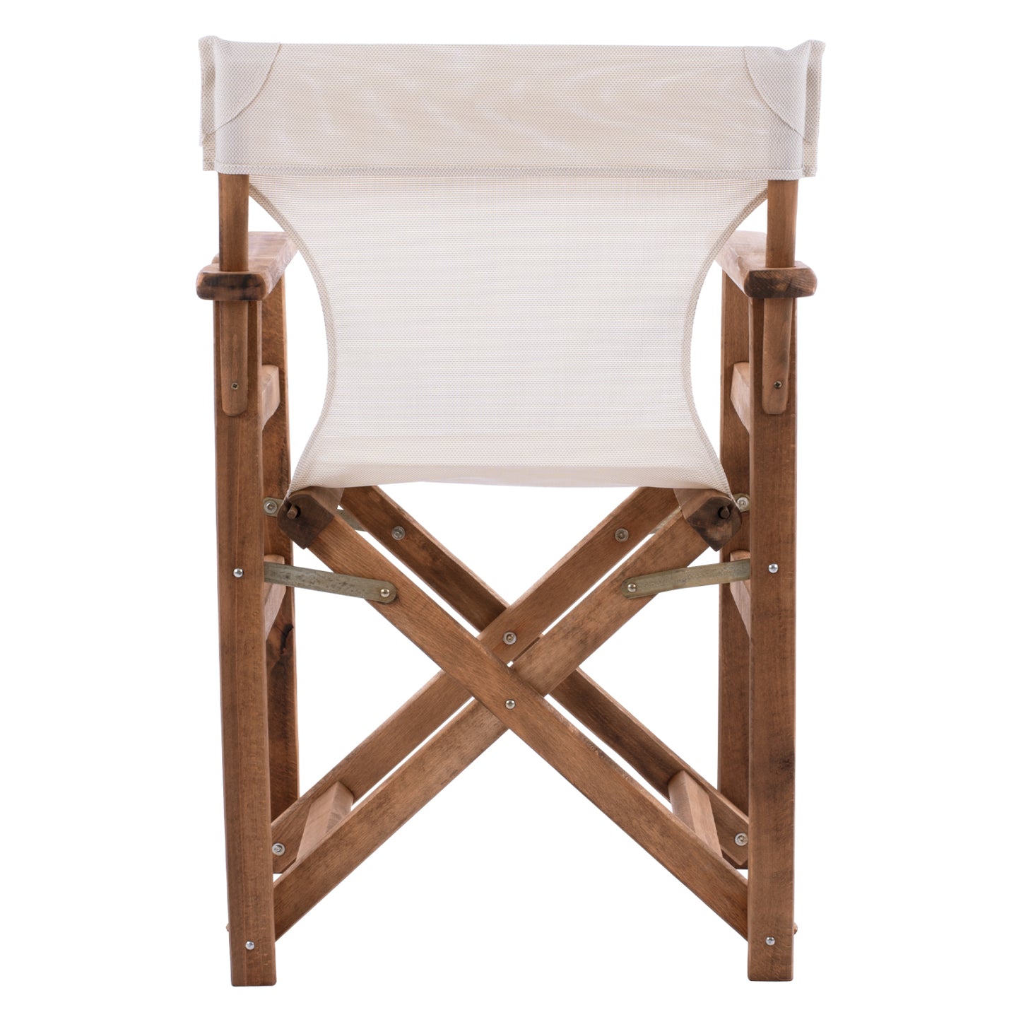 DIRECTOR'S CHAIR LEMNOS WALNUT ECRU TEXTILENE 57x54x88,5