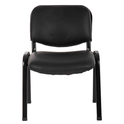 ΚΑΡΕΚΛΑ JANISHA ΜΕ ΔΕΡΜΑΤΙΝΗ PU ΜΑΥΡΟ 53,5x59x77