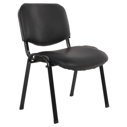 ΚΑΡΕΚΛΑ JANISHA ΜΕ ΔΕΡΜΑΤΙΝΗ PU ΜΑΥΡΟ 53,5x59x77