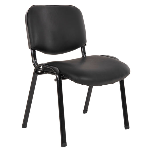 ΚΑΡΕΚΛΑ JANISHA ΜΕ ΔΕΡΜΑΤΙΝΗ PU ΜΑΥΡΟ 53,5x59x77