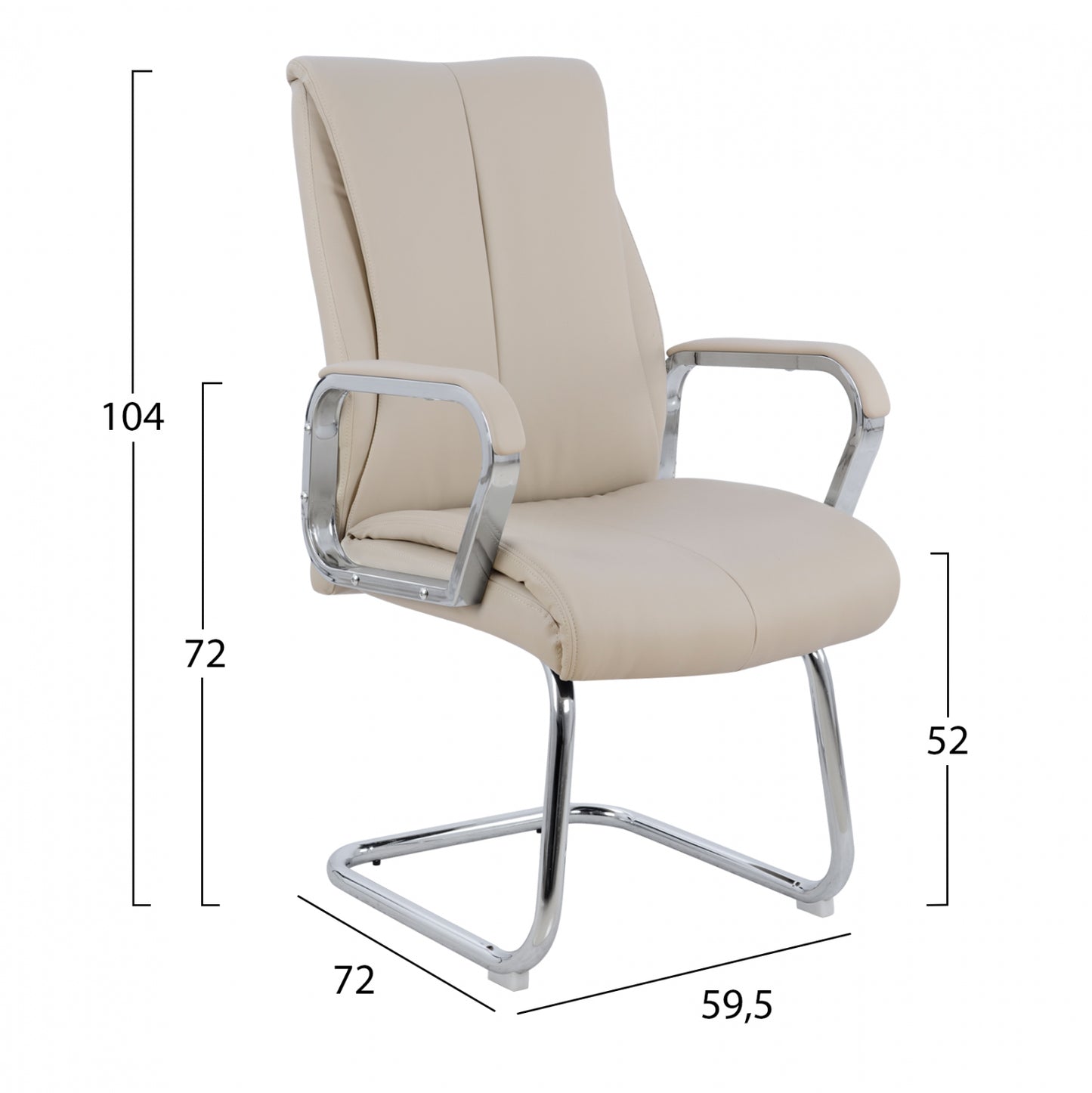 COLLABORATION ARMCHAIR SHASHI ECROU 59.5x72x104