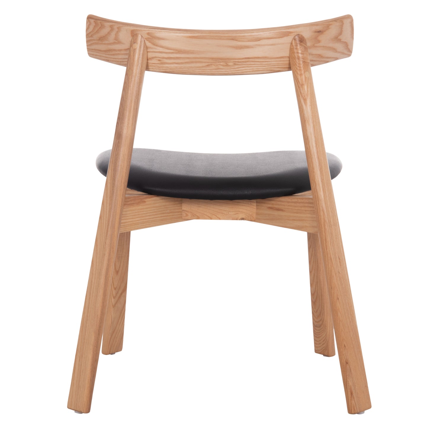 KΑΡΕΚΛΑ ΤΡΑΠΕΖΑΡΙΑΣ SEKAN RUBBERWOOD ΜΑΥΡΟ PU 60x54x72