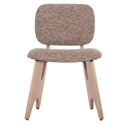 ΚΑΡΕΚΛΑ ΤΡΑΠΕΖΑΡΙΑΣ BELLISI ΚΑΦΕ ΥΦΑΣΜΑ PLYWOOD ΧΡΩΜΑ ΔΡΥΟΣ 53x56x78