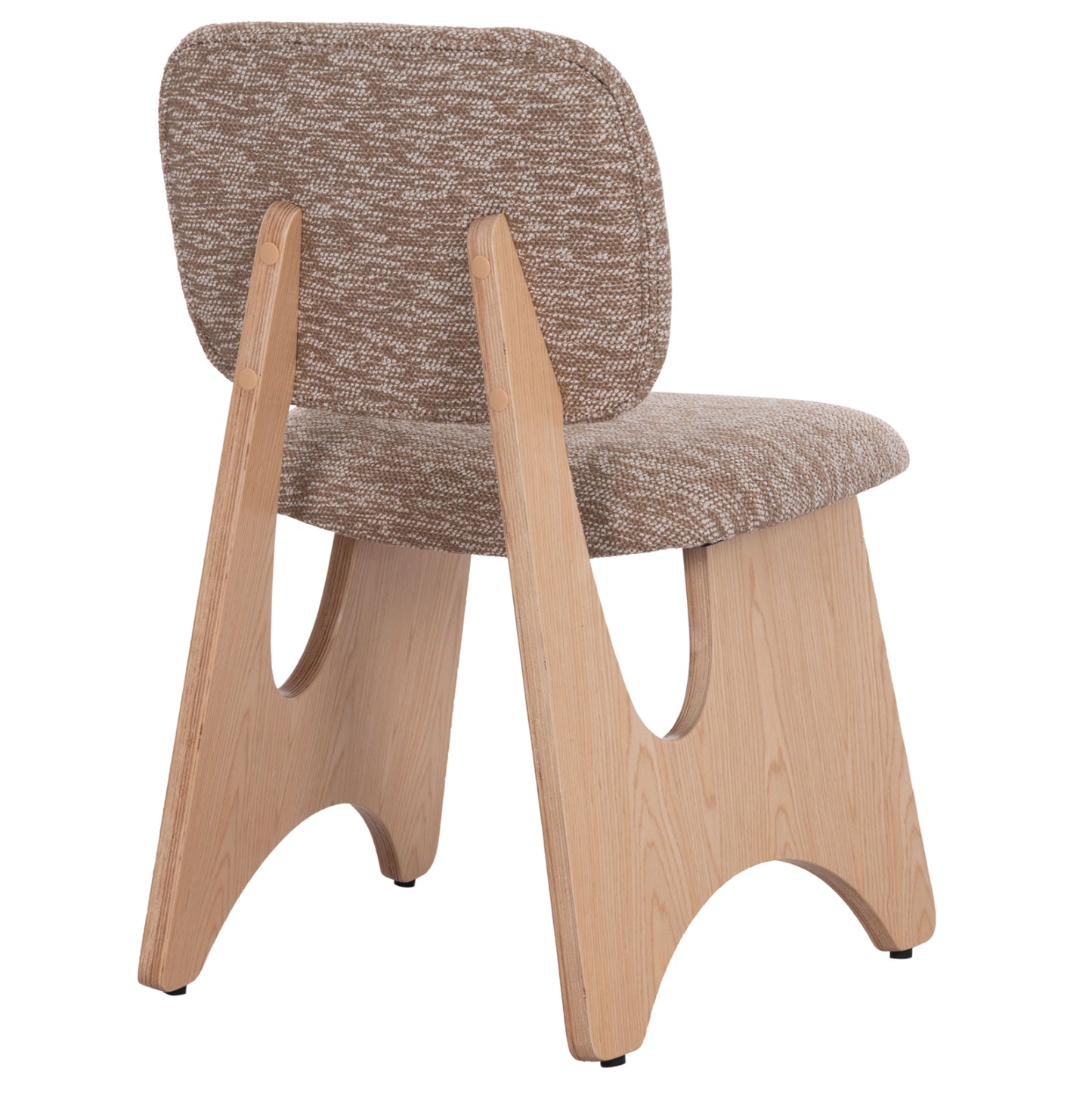ΚΑΡΕΚΛΑ ΤΡΑΠΕΖΑΡΙΑΣ BELLISI ΚΑΦΕ ΥΦΑΣΜΑ PLYWOOD ΧΡΩΜΑ ΔΡΥΟΣ 53x56x78