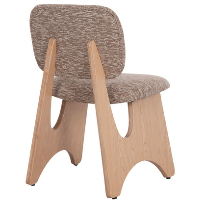 ΚΑΡΕΚΛΑ ΤΡΑΠΕΖΑΡΙΑΣ BELLISI ΚΑΦΕ ΥΦΑΣΜΑ PLYWOOD ΧΡΩΜΑ ΔΡΥΟΣ 53x56x78