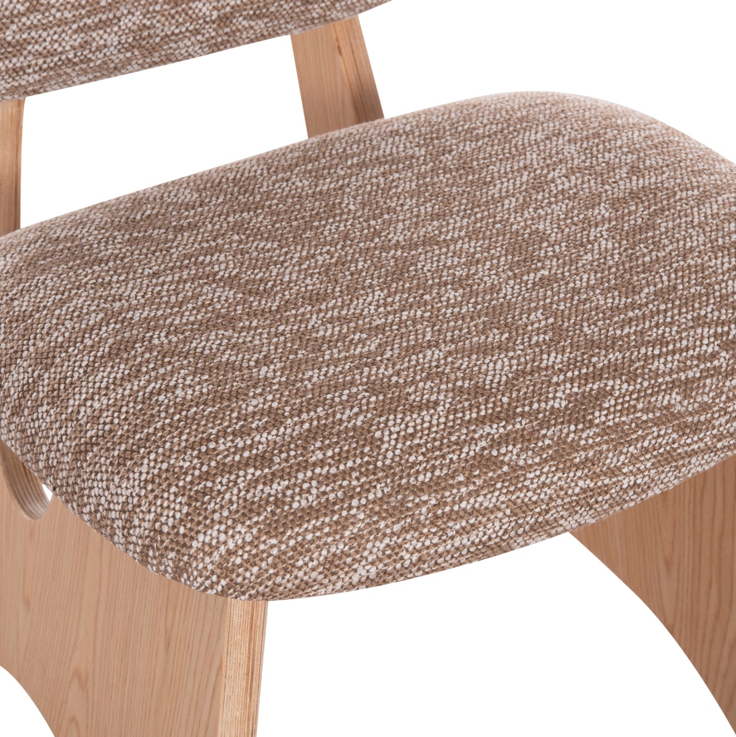 ΚΑΡΕΚΛΑ ΤΡΑΠΕΖΑΡΙΑΣ BELLISI ΚΑΦΕ ΥΦΑΣΜΑ PLYWOOD ΧΡΩΜΑ ΔΡΥΟΣ 53x56x78