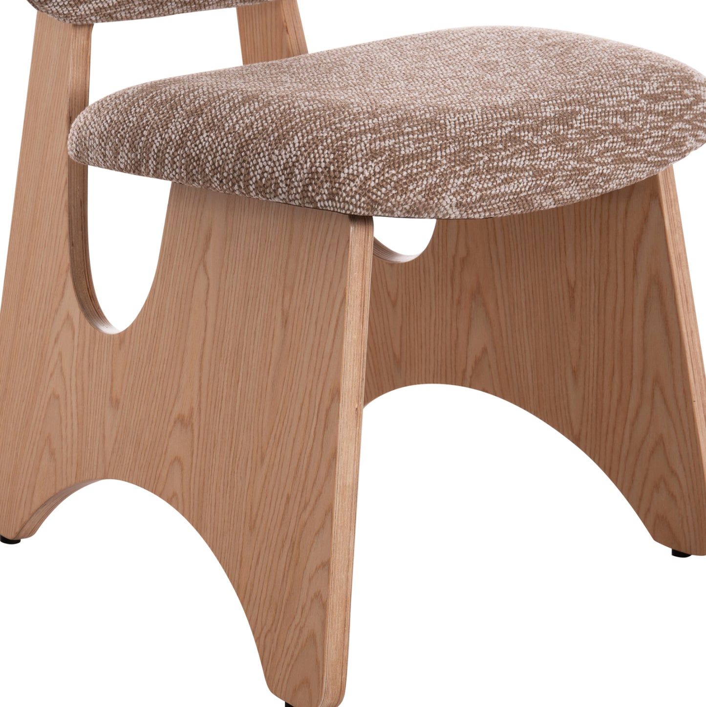 ΚΑΡΕΚΛΑ ΤΡΑΠΕΖΑΡΙΑΣ BELLISI ΚΑΦΕ ΥΦΑΣΜΑ PLYWOOD ΧΡΩΜΑ ΔΡΥΟΣ 53x56x78