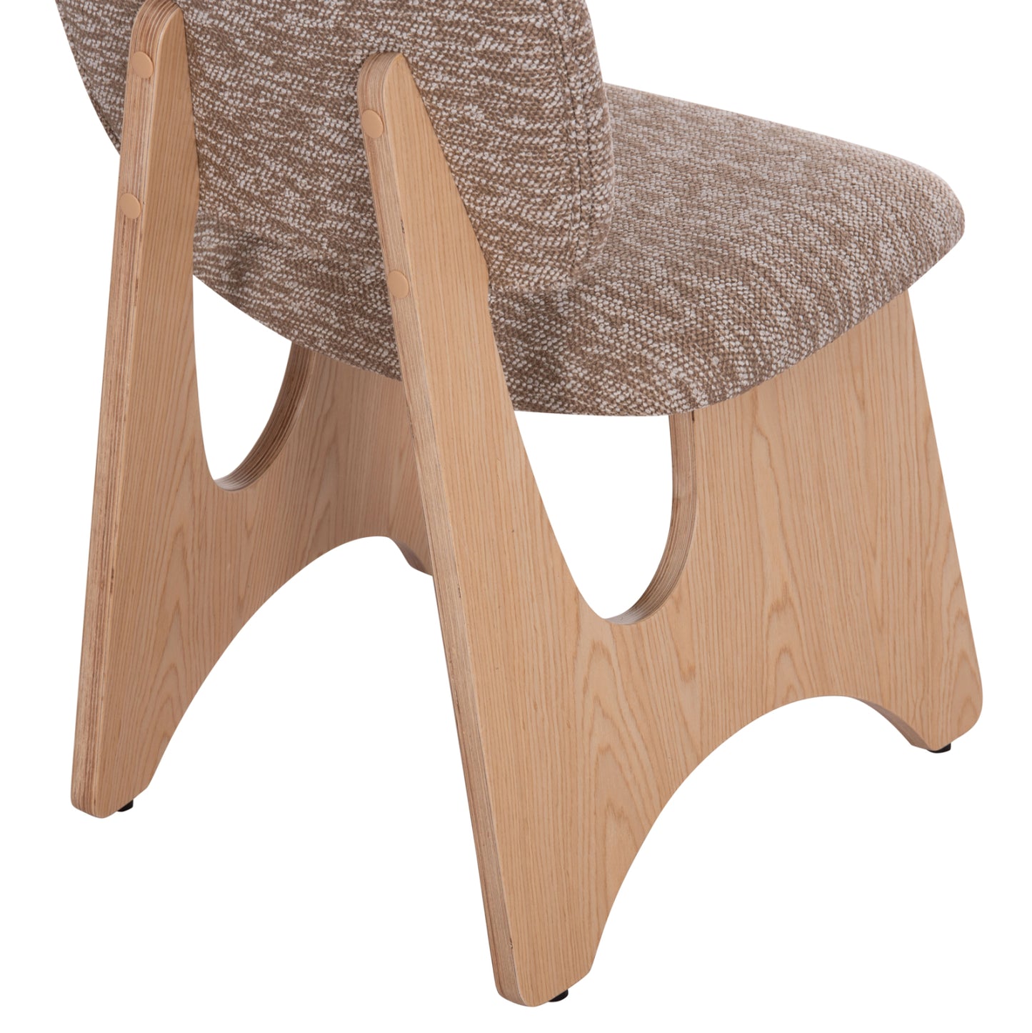 ΚΑΡΕΚΛΑ ΤΡΑΠΕΖΑΡΙΑΣ BELLISI ΚΑΦΕ ΥΦΑΣΜΑ PLYWOOD ΧΡΩΜΑ ΔΡΥΟΣ 53x56x78