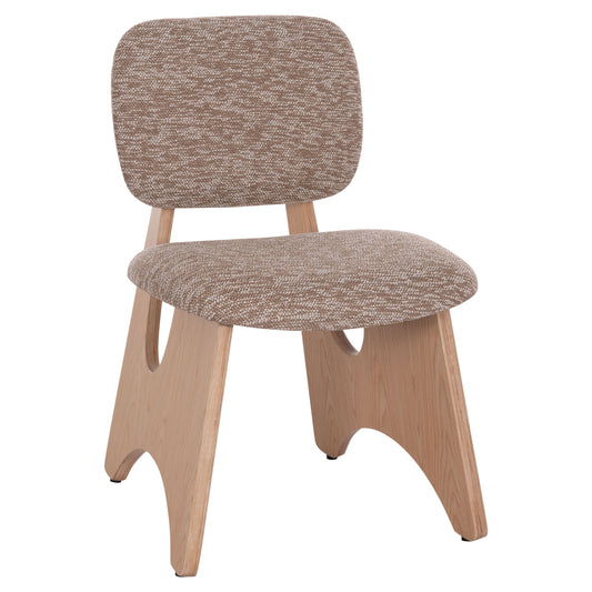 ΚΑΡΕΚΛΑ ΤΡΑΠΕΖΑΡΙΑΣ BELLISI ΚΑΦΕ ΥΦΑΣΜΑ PLYWOOD ΧΡΩΜΑ ΔΡΥΟΣ 53x56x78