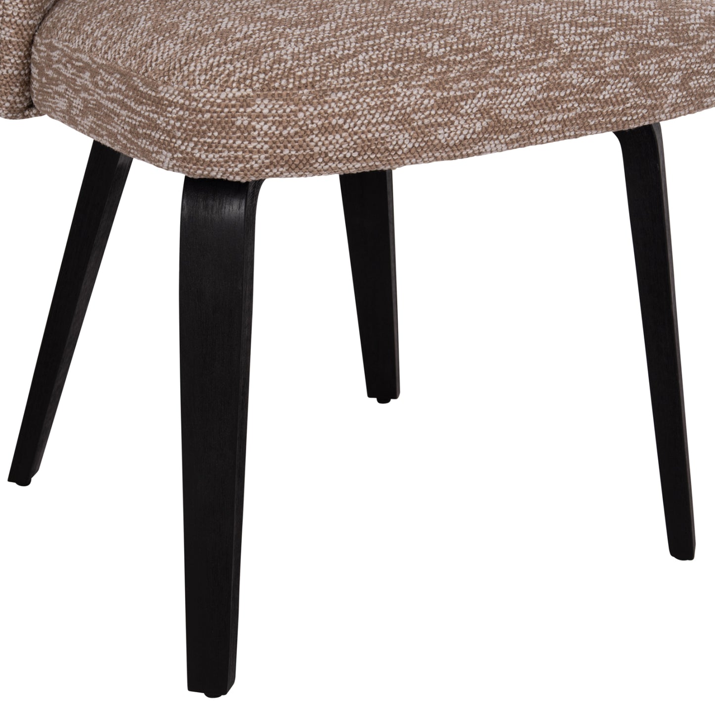 ΚΑΡΕΚΛΑ ΤΡΑΠΕΖΑΡΙΑΣ DEKKER PLYWOOD ΜΑΥΡΟ ΥΦΑΣΜΑ ΚΑΦΕ 50x60x80