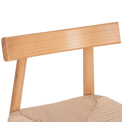 DINING CHAIR OSORIO RUBBERWOOD & ROPE IN NATURAL 51x55x74