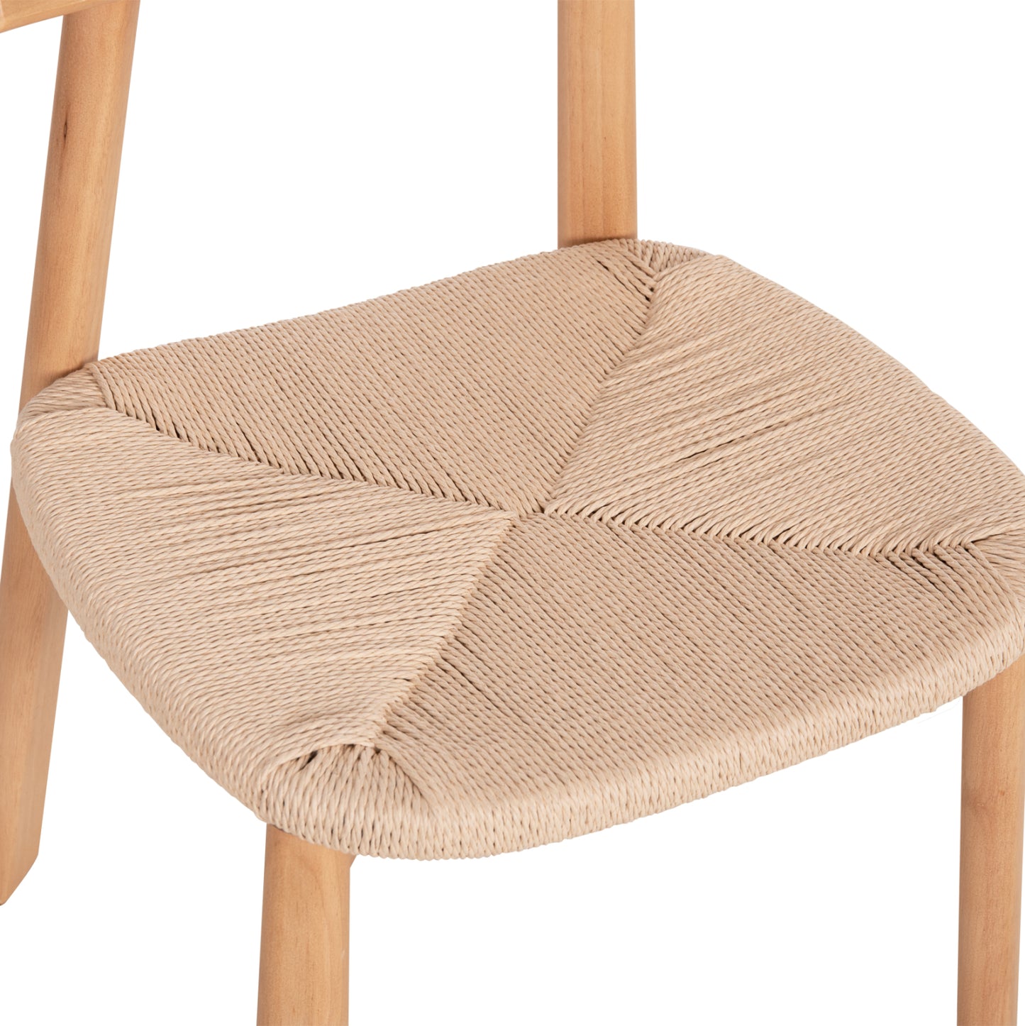 DINING CHAIR OSORIO RUBBERWOOD & ROPE IN NATURAL 51x55x74