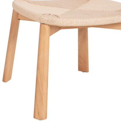 DINING CHAIR OSORIO RUBBERWOOD & ROPE IN NATURAL 51x55x74