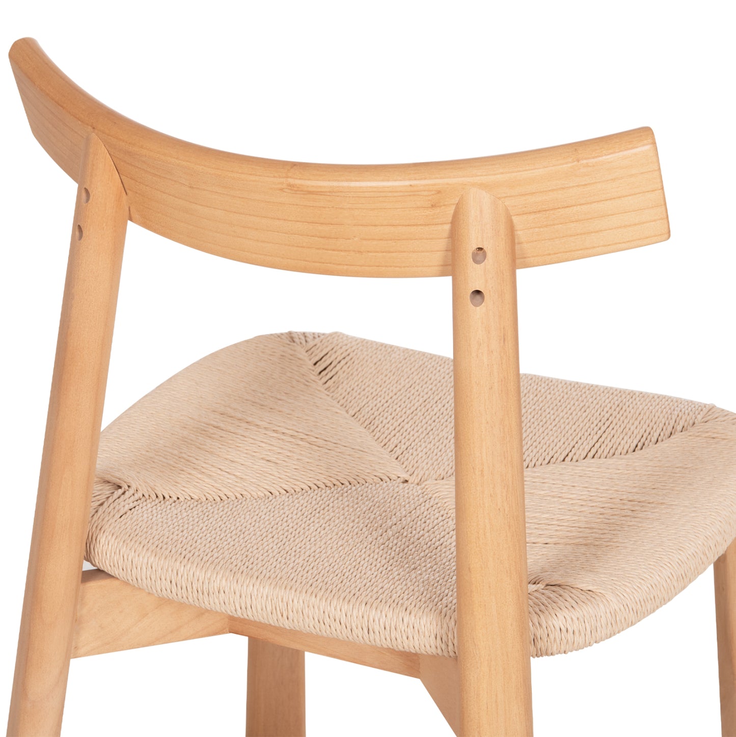 DINING CHAIR OSORIO RUBBERWOOD & ROPE IN NATURAL 51x55x74