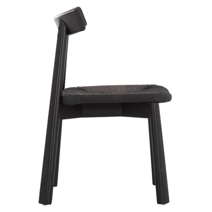 KΑΡΕΚΛΑ ΤΡΑΠΕΖΑΡΙΑΣ OSORIO RUBBERWOOD & ΣΧΟΙΝΙ ΣΕ ΜΑΥΡΟ 51x55x74