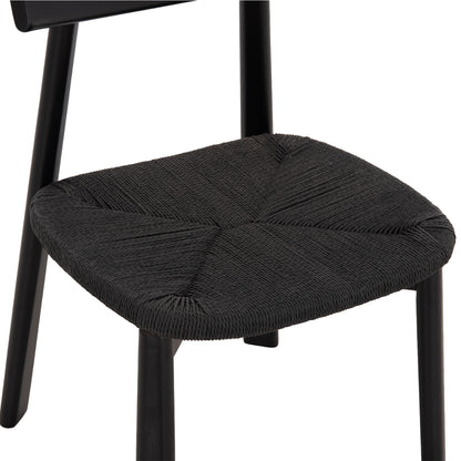 KΑΡΕΚΛΑ ΤΡΑΠΕΖΑΡΙΑΣ OSORIO RUBBERWOOD & ΣΧΟΙΝΙ ΣΕ ΜΑΥΡΟ 51x55x74