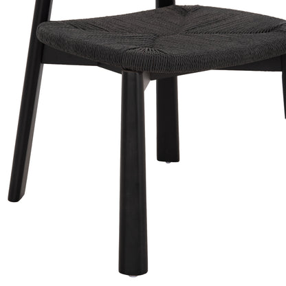 KΑΡΕΚΛΑ ΤΡΑΠΕΖΑΡΙΑΣ OSORIO RUBBERWOOD & ΣΧΟΙΝΙ ΣΕ ΜΑΥΡΟ 51x55x74