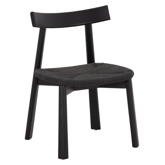 KΑΡΕΚΛΑ ΤΡΑΠΕΖΑΡΙΑΣ OSORIO RUBBERWOOD & ΣΧΟΙΝΙ ΣΕ ΜΑΥΡΟ 51x55x74