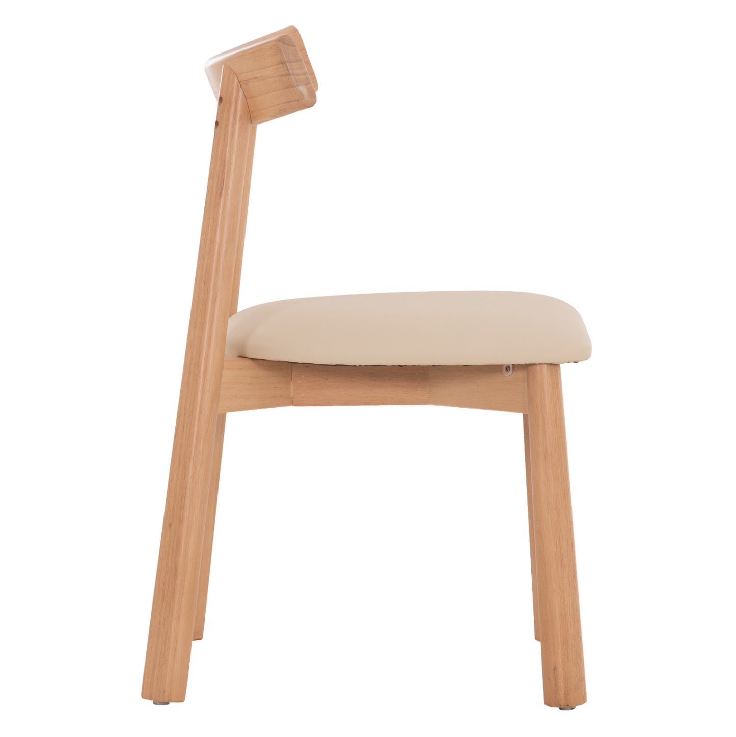 KΑΡΕΚΛΑ ΤΡΑΠΕΖΑΡΙΑΣ OSORIO RUBBERWOOD ΦΥΣΙΚΟ-ΕΚΡΟΥ PU 51x55x74