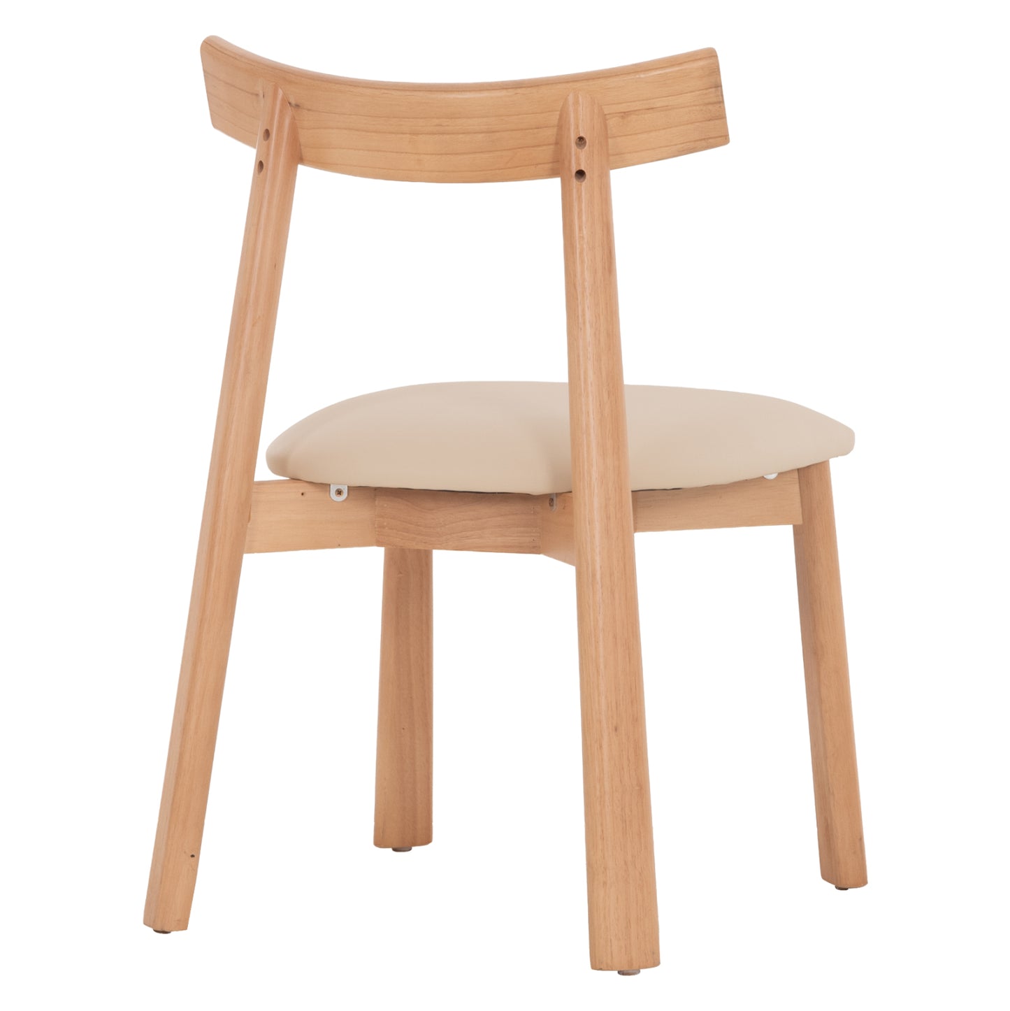 KΑΡΕΚΛΑ ΤΡΑΠΕΖΑΡΙΑΣ OSORIO RUBBERWOOD ΦΥΣΙΚΟ-ΕΚΡΟΥ PU 51x55x74