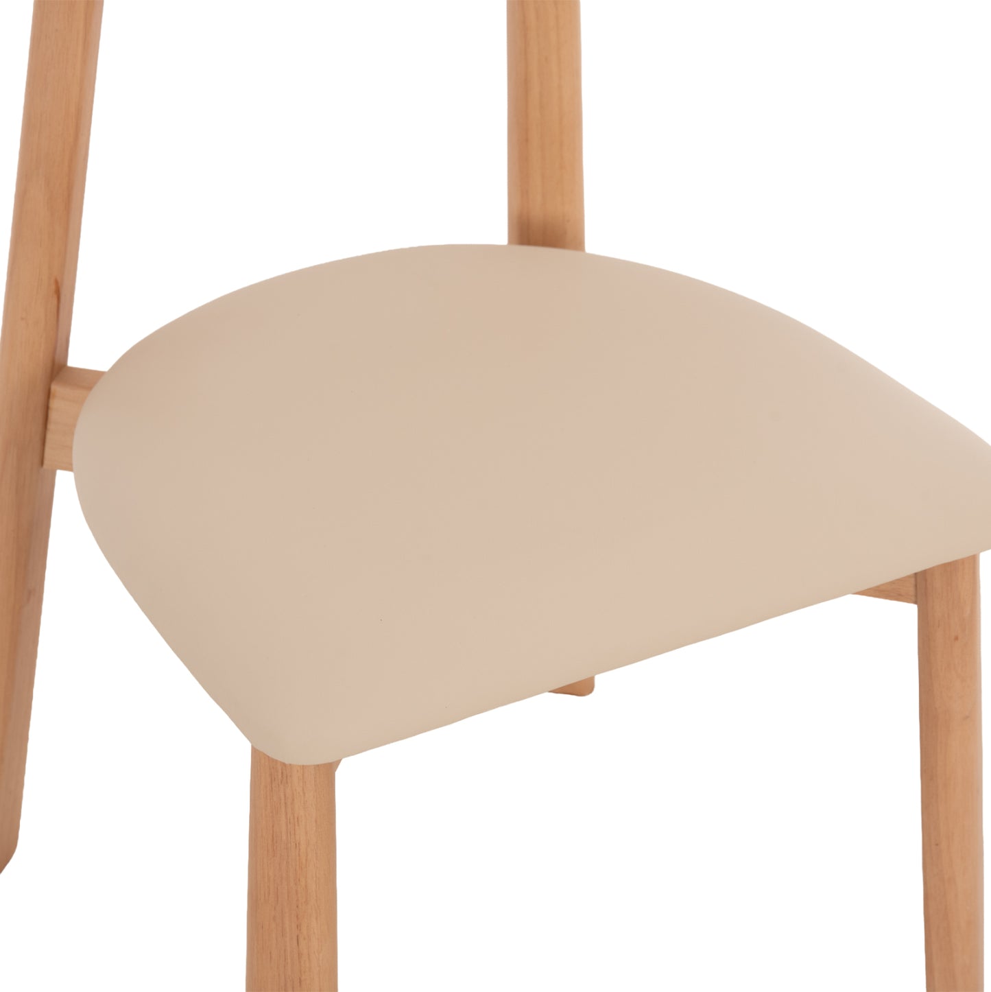 KΑΡΕΚΛΑ ΤΡΑΠΕΖΑΡΙΑΣ OSORIO RUBBERWOOD ΦΥΣΙΚΟ-ΕΚΡΟΥ PU 51x55x74
