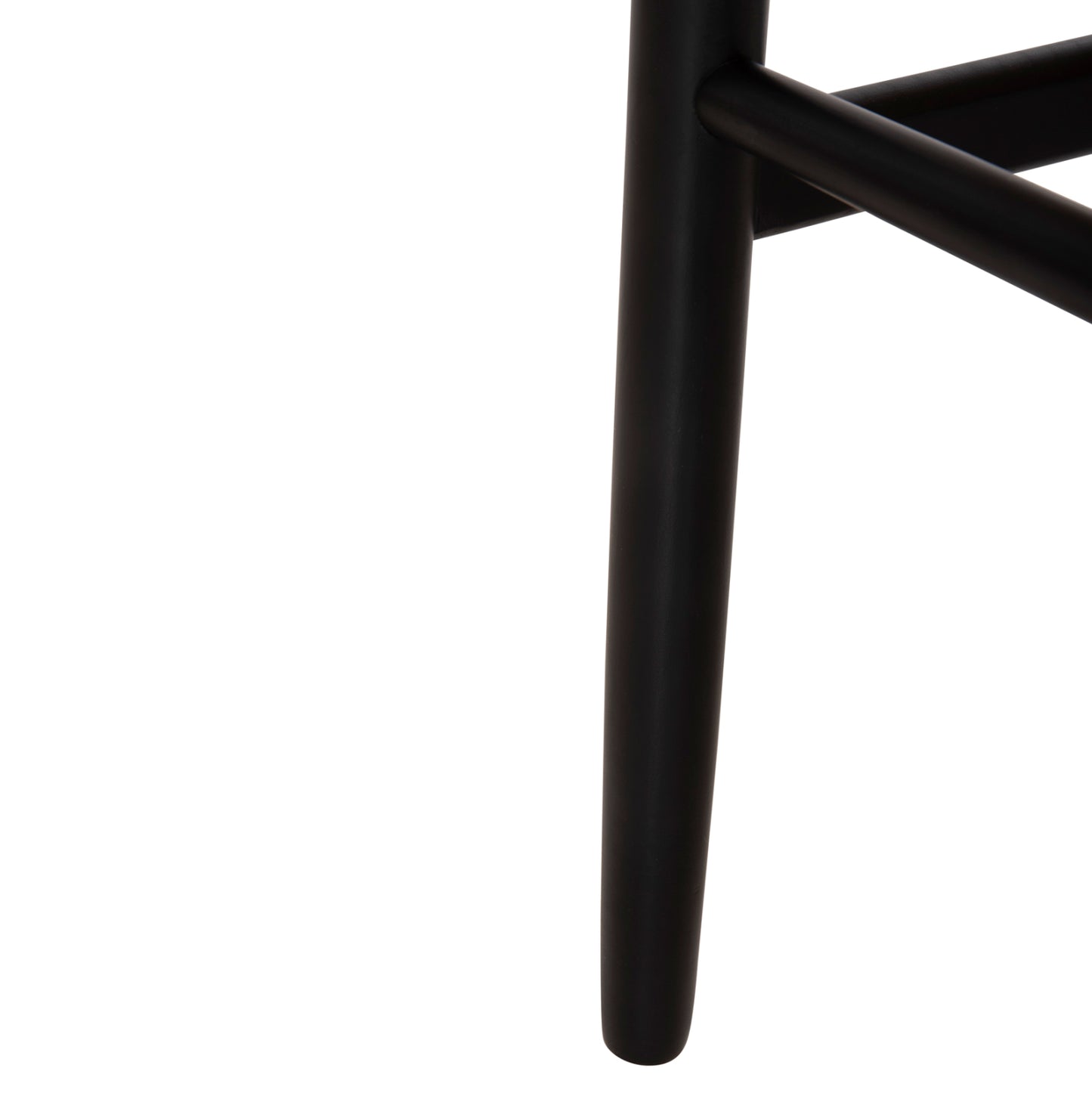 DINING CHAIR BRAVE BEECH WOOD BLACK ROPE BEIGE 54.5x53x75