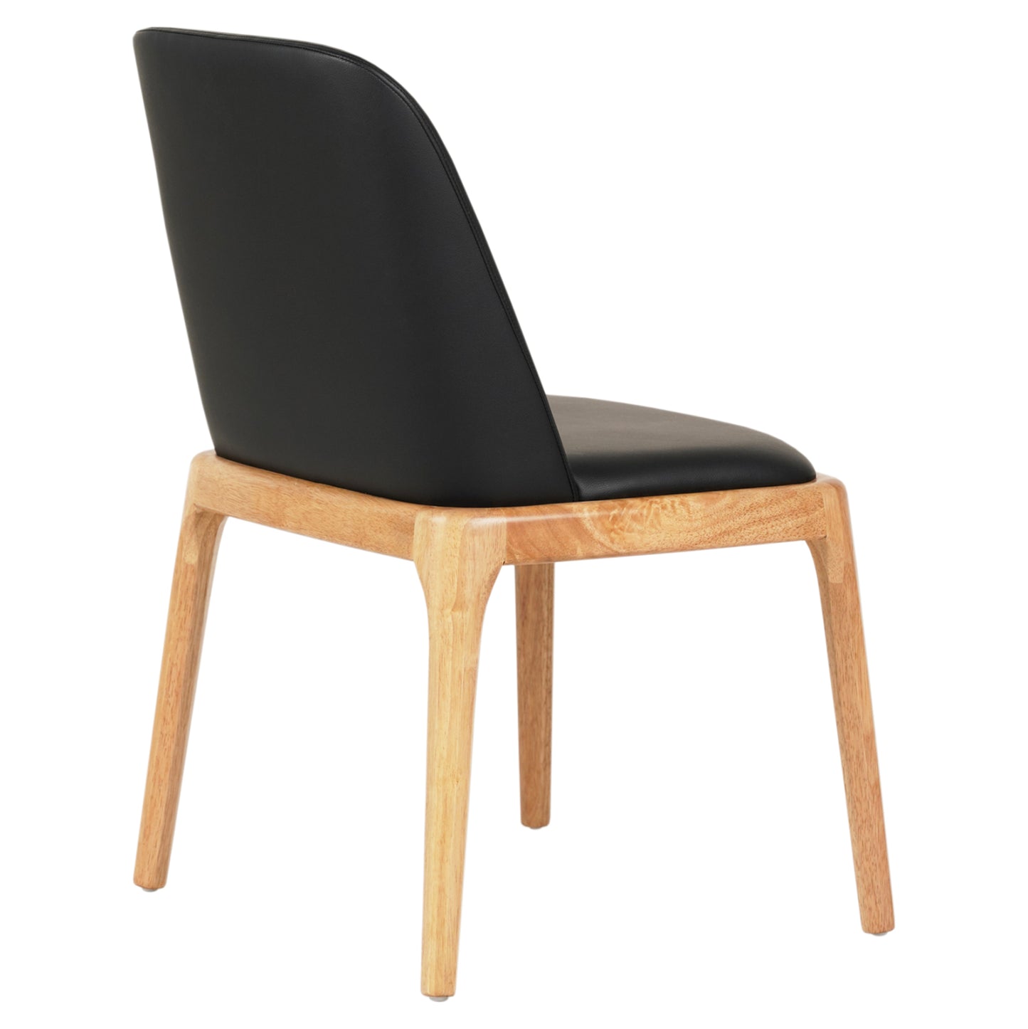 KΑΡΕΚΛΑ ΤΡΑΠΕΖΑΡΙΑΣ FURLAN RUBBERWOOD ΜΑΥΡΟ PU 54,5x58x86