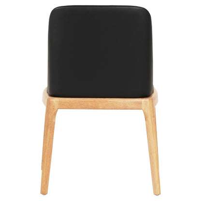 KΑΡΕΚΛΑ ΤΡΑΠΕΖΑΡΙΑΣ FURLAN RUBBERWOOD ΜΑΥΡΟ PU 54,5x58x86