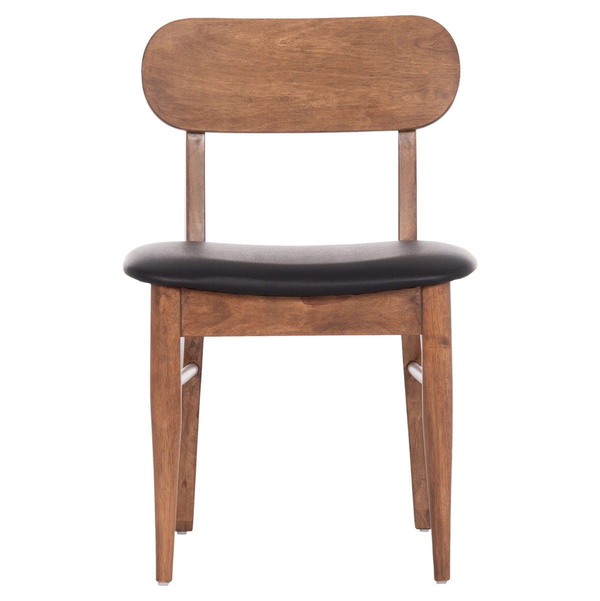 KΑΡΕΚΛΑ ΤΡΑΠΕΖΑΡΙΑΣ SEKOR ΚΑΡΥΔΙ RUBBERWOOD ΜΑΥΡΟ PU 51x48x79