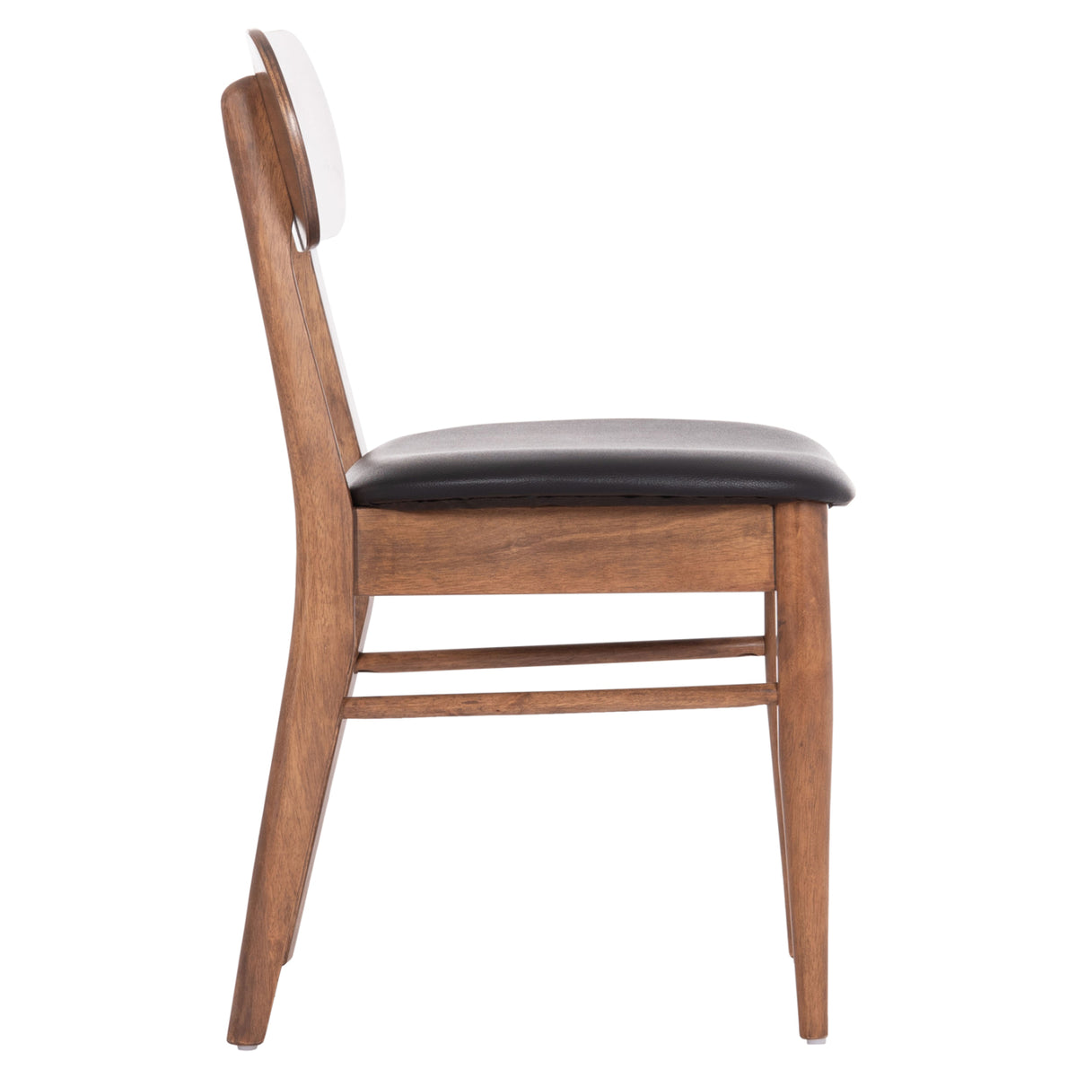 KΑΡΕΚΛΑ ΤΡΑΠΕΖΑΡΙΑΣ SEKOR ΚΑΡΥΔΙ RUBBERWOOD ΜΑΥΡΟ PU 51x48x79