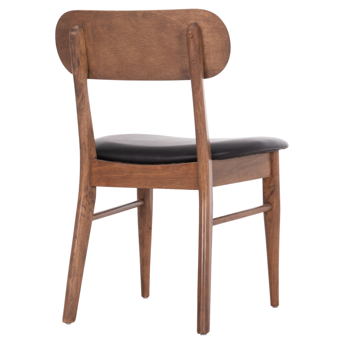 KΑΡΕΚΛΑ ΤΡΑΠΕΖΑΡΙΑΣ SEKOR ΚΑΡΥΔΙ RUBBERWOOD ΜΑΥΡΟ PU 51x48x79