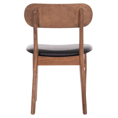 KΑΡΕΚΛΑ ΤΡΑΠΕΖΑΡΙΑΣ SEKOR ΚΑΡΥΔΙ RUBBERWOOD ΜΑΥΡΟ PU 51x48x79