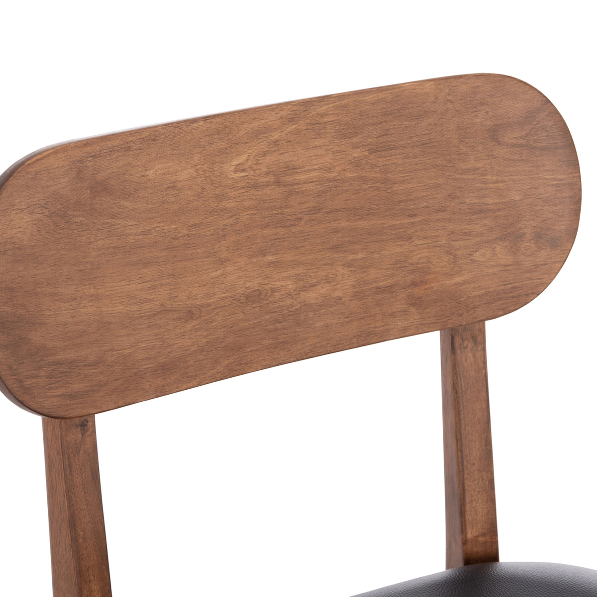 KΑΡΕΚΛΑ ΤΡΑΠΕΖΑΡΙΑΣ SEKOR ΚΑΡΥΔΙ RUBBERWOOD ΜΑΥΡΟ PU 51x48x79