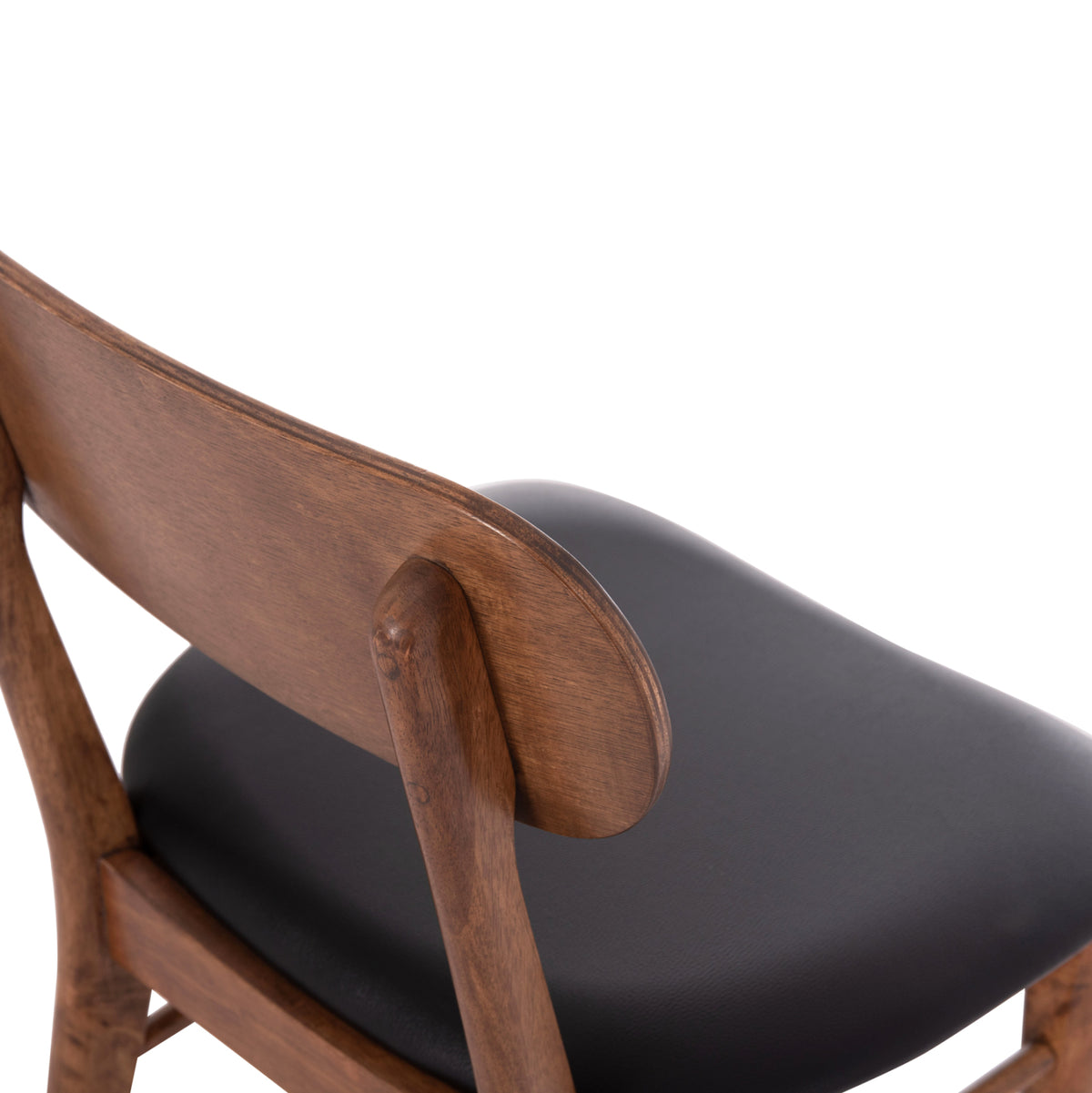 KΑΡΕΚΛΑ ΤΡΑΠΕΖΑΡΙΑΣ SEKOR ΚΑΡΥΔΙ RUBBERWOOD ΜΑΥΡΟ PU 51x48x79