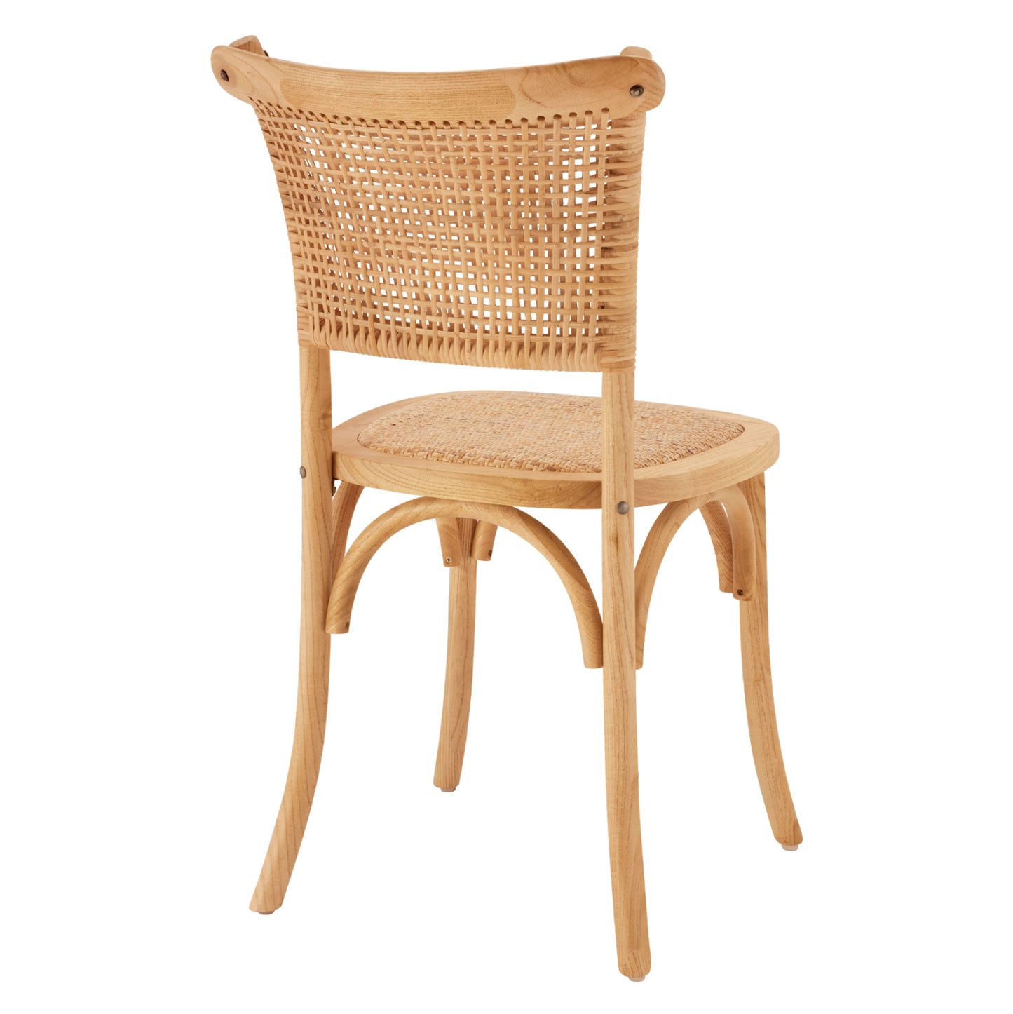 ΚΑΡΕΚΛΑ ΞΥΛΙΝΗ LIBERTY ΜΕ ΠΛΕΞΗ RATTAN ΣΕ ΦΥΣΙΚΗ ΑΠΟΧΡΩΣΗ 49x54x89
