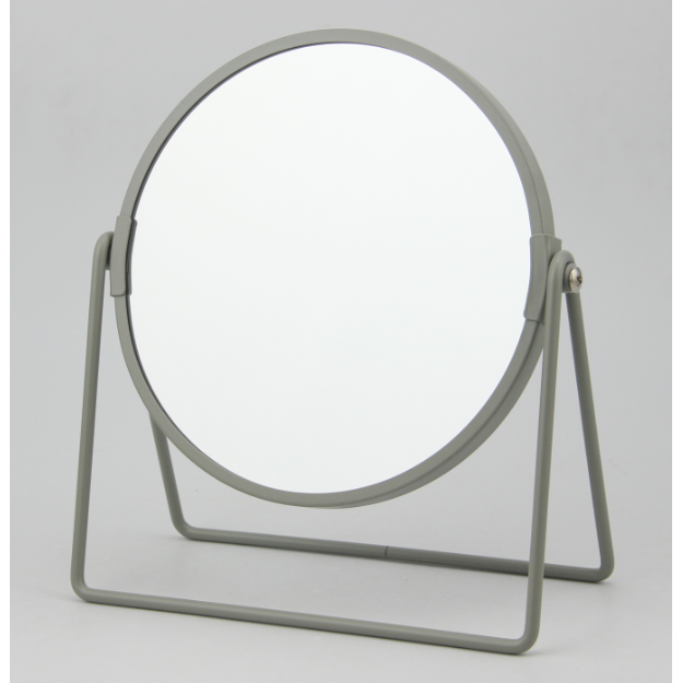 Καθρέπτης Επιτραπέζιος με Τριπλή Μεγέθυνση Πράσινος Μεταλλικός 19x19x21