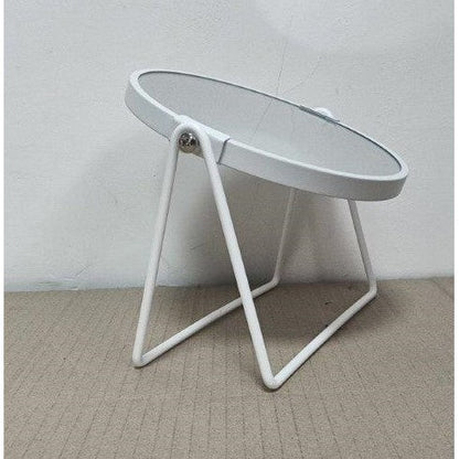 Καθρέπτης Επιτραπέζιος με Τριπλή Μεγέθυνση Λευκός Μεταλλικός 19x8x21