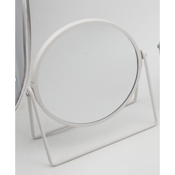 Καθρέπτης Επιτραπέζιος με Τριπλή Μεγέθυνση Λευκός Μεταλλικός 19x8x21