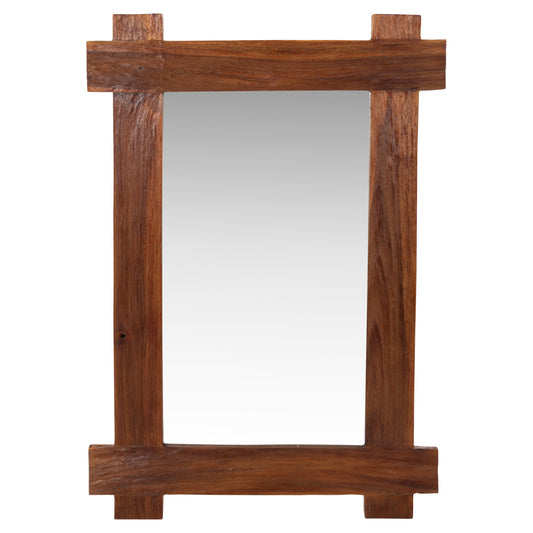 ΚΑΘΡΕΠΤΗΣ ΤΟΙΧΟΥ ΑΝΑΚΥΚΛΩΜΕΝΟ TEAK ΣΕ ΦΥΣΙΚΟ 70x100εκ